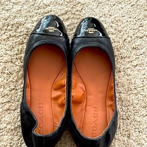 Women’s Black Coach Flats